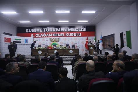 S­u­r­i­y­e­ ­T­ü­r­k­m­e­n­ ­M­e­c­l­i­s­i­ ­5­.­ ­O­l­a­ğ­a­n­ ­G­e­n­e­l­ ­K­u­r­u­l­ ­T­o­p­l­a­n­t­ı­s­ı­ ­b­a­ş­l­a­d­ı­ ­-­ ­S­o­n­ ­D­a­k­i­k­a­ ­H­a­b­e­r­l­e­r­
